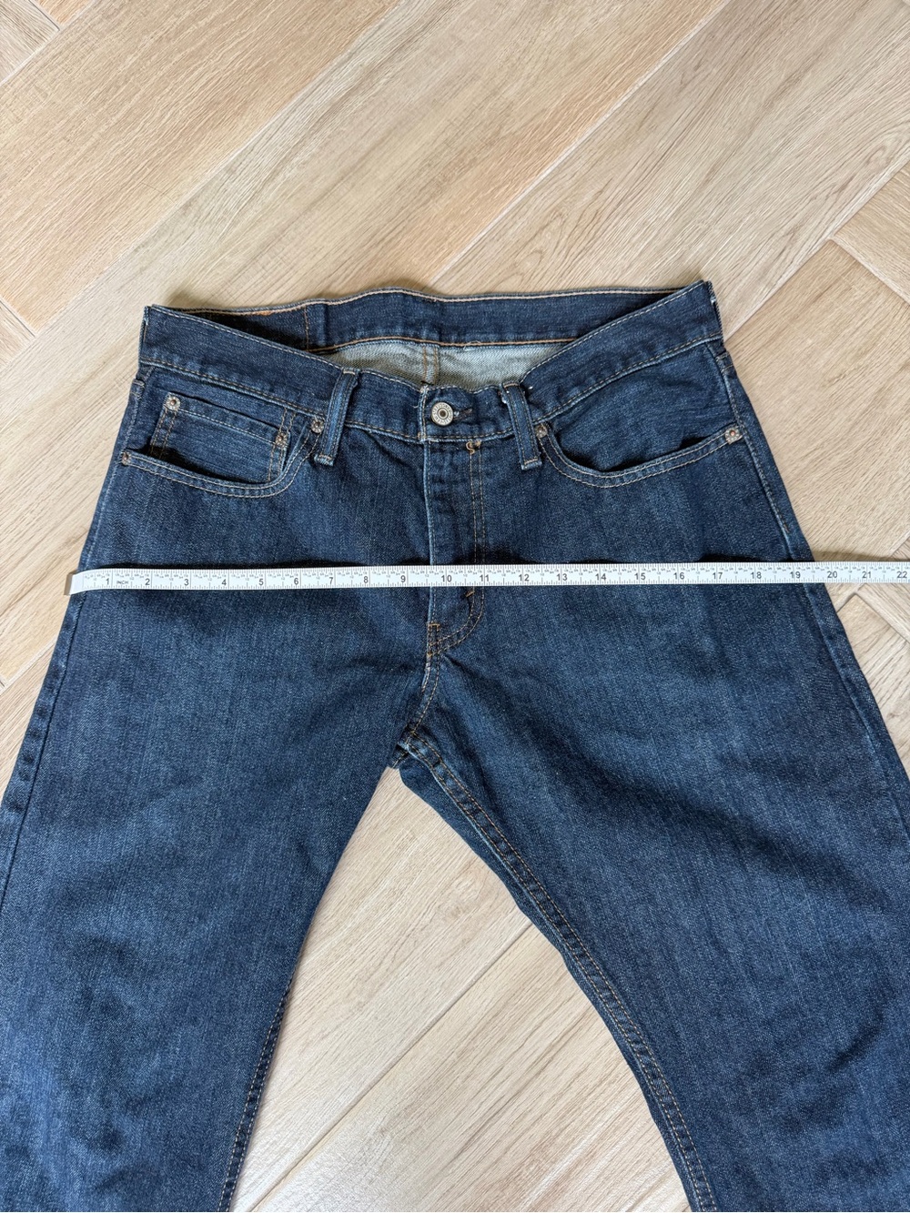 Levi’s 514 Straight Fit Jeans Dark Blue Wash - Picture 7 of 10